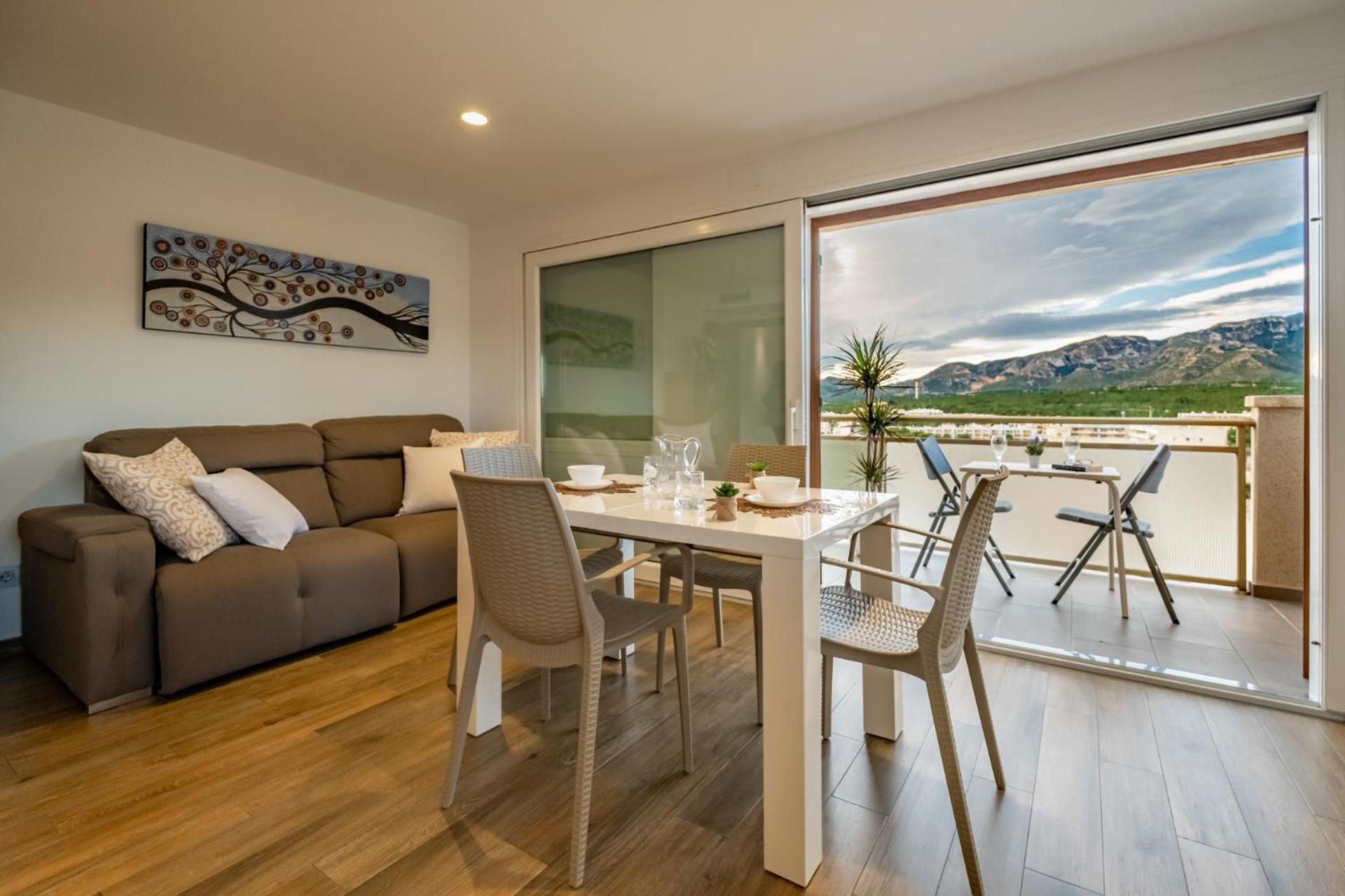 Apartamento Con Terraza, Vistas Playa Y Montana L'L'Hospitalet de l'Infant Zewnętrze zdjęcie